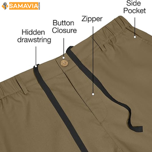 SAMAVIA respirant coton Bermuda Shorts pour hommes doux au toucher tissu été Shorts à la mode coupe ample vêtements décontractés RTS quantité minimale de commande 1 disponible - Product Image 4