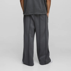 Vente en gros étiquette personnalisée de haute qualité 100% coton pantalon de survêtement décontracté en toile avec fermeture à cordon de serrage - Product Image 3