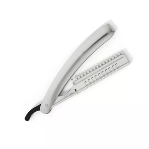 Navaja de Entresacar Profesional HERMANN MEDITECH, de Acero Inoxidable, con una Sola Hoja, Herramienta para Texturizar el Cabello, para Peluquería y Cuidado Personal en Casa - Product Image 1