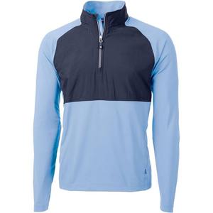 Vente en gros Pull à demi-fermeture éclair respirant classique pour hommes Pull à demi-fermeture éclair avant en pur coton de haute qualité - Product Image 5