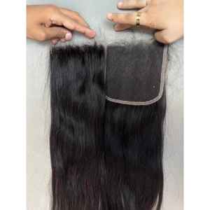 Perruques HD Highlight, qualité 9A, cheveux vierges bruts, fermeture en dentelle frontale 13x6, bonnet 4x4, ligne de cheveux naturelle, 34-32 pouces, cheveux humains lisses - Product Image 2