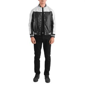 Vestes en cuir formelles de haute qualité avec placement de logo avant à col montant - Product Image 4