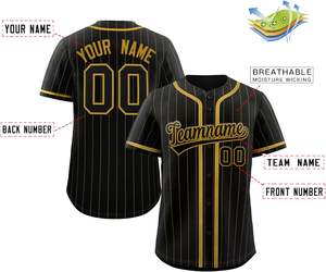 Camiseta de béisbol de malla de rendimiento, camiseta de Softbol Juvenil personalizada con botones, tela que absorbe la humedad, aparejos, sarga, sublimación de EE. UU. - Product Image 4