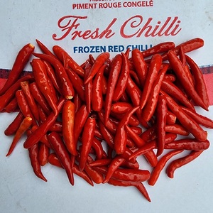 Chiles Rojos Congelados sin Tallo de Vietnam de Alta Calidad, Cultivados en Invernadero, Proceso IQF, Grado Superior para Sazonar Picante - Product Image 1