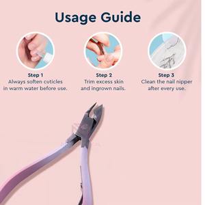 Coupe-ongles professionnels en acier inoxydable |   Outil de coupe pour manucure et pédicure de haute qualité réutilisable en gros pour les ongles des doigts - Product Image 6