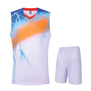 Maillot de basket-ball réversible de haute qualité imprimé par sublimation uniformes de basket-ball OEM personnalisés Logo nom de l'équipe vente en gros vierge - Product Image 6