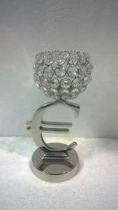 Bougeoir en cristal, décoration de la maison, autre support de bougie brillant, pour l'intérieur et l'extérieur - Product Image 6