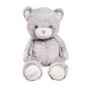 Gaston the grey bear 80cm - Made in France - French giant plush XL