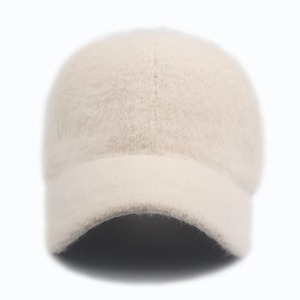 YARBUU New Fashion High Quality Wool Baseball Cap Thicken Warm Pure Color Casquette <b>Hat</b> <b>for</b> Men <b>Women</b> Denim 3D Embroidery - Product Image 3