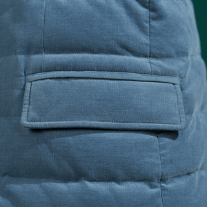 Chaqueta Acolchada Reversible para Hombre, al por Mayor, de Doble Cara, Rellena de Poliéster, Resistente al Viento, Impermeable, Transpirable y Ecológica, con Capucha, Talla Grande - Product Image 6