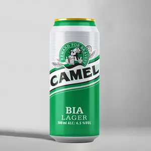 CAMEL LAGER BEER 500ML BID SIZE GOOD PRICE FROM A&B VIETNAM MANUFACTURER