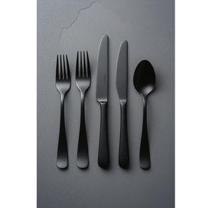 Juego de Cubiertos de acero inoxidable con acabado plateado, donde la elegancia moderna se une a la fuerza duradera para experiencias gastronómicas inolvidables - Product Image 5