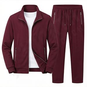 Conjunto de Sudadera con Capucha y Pantalones Deportivos Personalizados para Hombre, Conjunto de Sudadera con Capucha y Pantalones Deportivos Personalizados de Moda, 380 Gsm, Grueso, Conjunto Deportivo Holgado para Gimnasio - Product Image 1