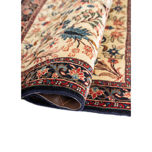 Aalam Gold Hand Knotted <b>Wool</b> Rugs High Quality Floral and Classic Style for Home for Living Room Bedroom or Hallway-Pae-6431 - Product Image 2