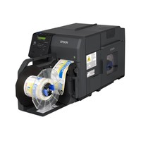 Impresora de Inyección de Tinta de Alto Volumen C7500G ColorWorks UltraChrome DL 600x1200dpi, Etiquetas Brillantes Personalizadas Rentables, Material Duradero