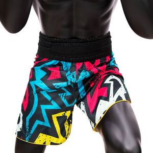 Pantalones Cortos de Muay Thai de Primera Calidad con Logotipo Personalizado Sublimado, Pantalones Cortos para Hombre, Pantalones Cortos de Muay Thai y Kickboxing Personalizados para Adultos - Product Image 1