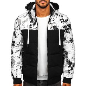 แจ็กเก็ตน้ำหนักเบาสำหรับผู้ชายเสื้อดาวน์กันน้ำสำหรับใส่กลางแจ้งเสื้อผ้าสีพื้นงานตามสั่งสำหรับฤดูหนาว - Product Image 4