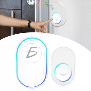 Campanello Digitale Wireless con 39 Suoni e 5 Livelli di Volume, Pulsante Touch Impermeabile, Luce RGB, Alimentato a Batteria per Appartamenti - Product Image 3