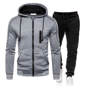 Service OEM Survêtement de broderie Design unique fabricant de haut pour les hommes de survêtement sur mesure hommes 2pc Logo personnalisé de luxe vierge - Product Image 6