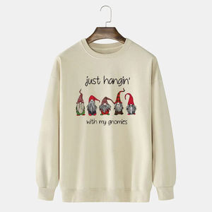 2024 Premium haute qualité personnalisé Logo impression français éponge manches longues hommes sweat nouveau Design sweats à capuche et sweats - Product Image 2