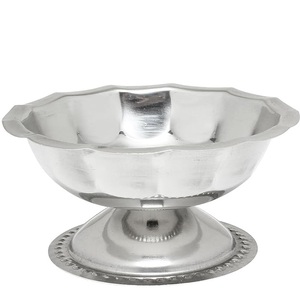 Cuenco DE SERVICIO DE ALUMINIO personalizado respetuoso con el medio ambiente hecho a mano, centro de mesa duradero de alta calidad para eventos, bodas, postres - Product Image 6