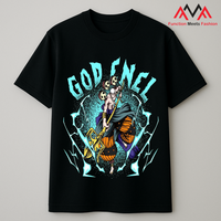 T-shirt graphique unisexe en coton |   Impression sur le thème des dessins animés d'aventure |   Fabricant de vêtements sur mesure OEM/ODM