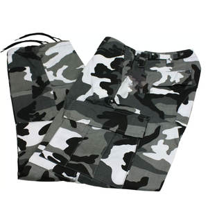Pantalon en toile camouflage décontracté et tendance pour homme, taille mi-haute, coupe droite, respirant, léger, idéal pour l'été et les activités de plein air, faible MOQ - Product Image 4