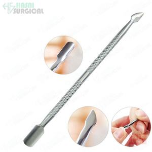 Nail Art Cuticule Manucure Pusher Remover Outil En Acier Inoxydable Logo Personnalisé/emballage Cuticule Double Extrémité Manucure Cuticule - Product Image 6