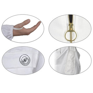 Traje de apicultura hecho de algodón de diseño único a precio barato OEM/ODM traje de apicultura hecho a medida - Product Image 6
