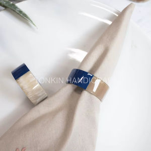 Ronds de serviette, ronds de serviette en rotin, ronds de serviette en osier, décor de table - Product Image 5