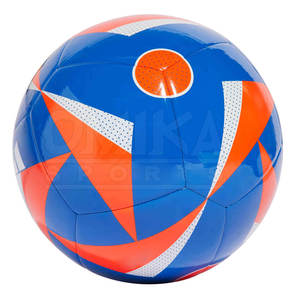 Suministro directo de fábrica, balón de fútbol de cuero de goma de PVC de Color personalizado de alta calidad, logotipo impreso de tamaño oficial para entrenamiento deportivo - Product Image 1