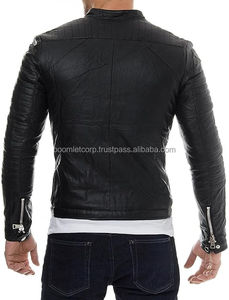 Chaqueta de motociclista para hombre de alta calidad, chaqueta de cuero de moda de fabricantes profesionales, lona a prueba de agua para uso diario de moda - Product Image 2