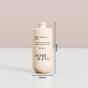 Botella de HDPE de 250 ml para el Cuidado de la Piel, Botellas de Plástico para Champú y Acondicionador con Tapa Abatible - Product Image 3