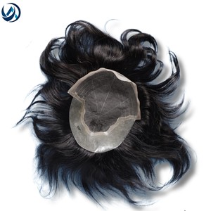 Q6 Cheveux humains vierges de qualité supérieure indiens non traités, patch de cheveux naturels bouclés, dentelle frontale 100g, pratique AR-RAFI IMPEX Direct - Product Image 1