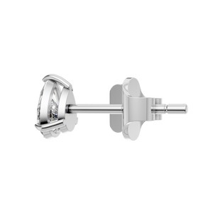 Boucles d'oreilles clous en moissanite poire 2 carats en or massif 14 carats, bijoux fins, cadeau pour femme, véritable moissanite poire 2 carats, vente en gros - Product Image 2