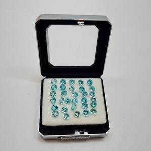 Pierre de Coupe Ronde en Apatite, de Qualité Supérieure, pour la Fabrication de Bijoux, Lot de 25 Pièces, 5 mm - Product Image 3