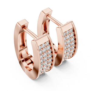 14K Yellow Gold Bridal Drop <b>Earrings</b> with Round Lab-Grown Diamonds Women Luxury Certified Wedding Anniversary Gift Elegant <b>Fine</b> - Product Image 6