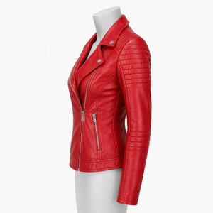 Chaqueta de Cuero para Mujer Diseñada para la Versatilidad Diaria con Material Resistente, Cómoda de Usar y una Silueta Moderna - Product Image 2