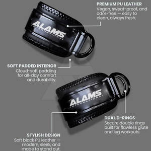 สายรัดข้อเท้าหนังแท้สไตล์โดดเด่น ขายส่ง ผลิตในปากีสถาน สวมใส่สบาย - Product Image 5