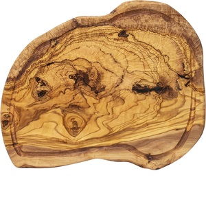 Tabla de cortar de madera de olivo con mango-Personalización disponible Perfecta para picar verduras, frutas, carne - Product Image 6