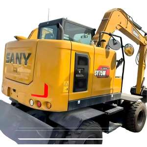 100% NEUF SANY SY75W EXCAVATRICE À ROUES SANY75C 95C 60C EXCAVATRICE D'OCCASION EN STOCK À VENDRE - Product Image 1