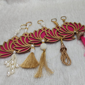 ที่แขวนบัวแบบสวยยอดนิยมสำหรับตกแต่งบ้านตกแต่งบ้านงานแต่งงาน mehendi ฉากหลังของตกแต่งผนังดอกบัวสีชมพู - Product Image 1