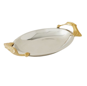 Bandeja decorativa de diseño personalizado Bandeja decorativa de metal hecha a mano más exigente para sala de estar Disponible en diferentes tamaños - Product Image 6