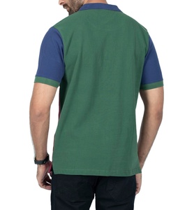 Nouveau tissu de golf à séchage rapide Slim Fit pour polo T-shirt tricoté en polyester spandex personnalisé avec logo brodé pour hommes - Product Image 3