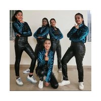 Pantalon de danse latine moderne extensible Costume de danse jazz professionnel Vêtements de danse salsa moderne