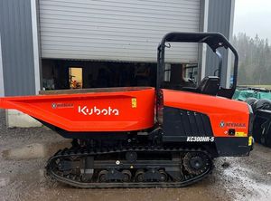 Mini-dumper chenillé diesel avec benne basculante hydraulique, moteur Kubota, chargeur compact pour chantier, haute capacité de charge - Product Image 3