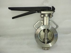 Vanne papillon manuelle en acier moulé de type gaufrette avec siège en caoutchouc EPDM/nitrile de 40 mm pour les applications de gaz d'huile d'eau - Product Image 2