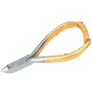 Pinza para cutículas Acero inoxidable de alta calidad Ultra afilada Plata personalizada con oro Original Fábrica Pinza profesional para cutículas - Product Image 5