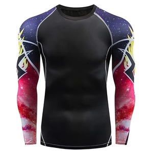 เสื้อฟิตเนสแขนยาว BJJ MMA สำหรับผู้ชายแห้งไว - Product Image 1