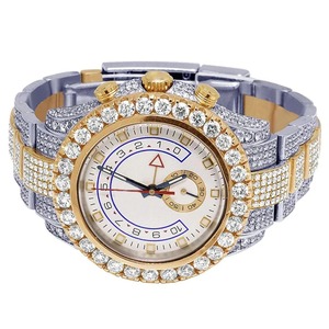 Nouvelle vente tendance Montre-bracelet sertie de diamants en moissanite pour hommes Mode Nouvelle arrivée Hip Hop Bijoux exclusifs et de créateur - Product Image 3